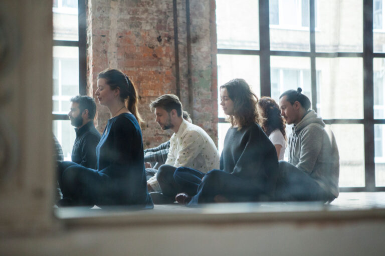 Group meditation , Sydney